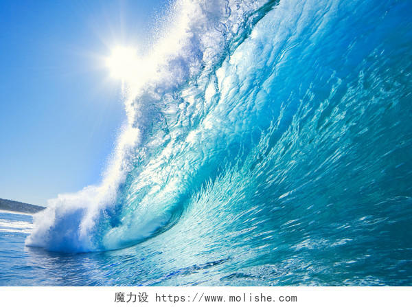 蓝色海浪